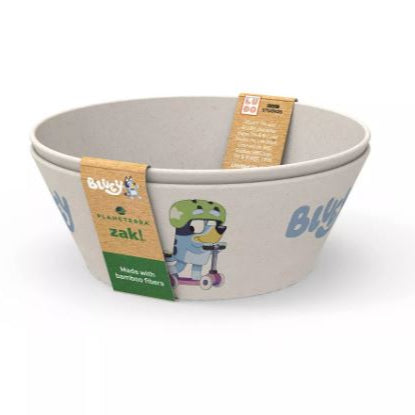 Set de 2 platos bowl Melamina de Bamboo - Bluey