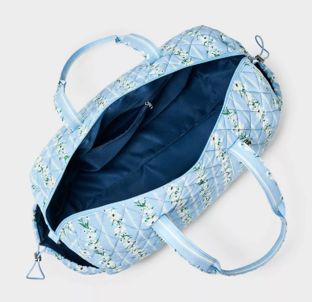 Bolsa Floral Azul | Maleta 🦋