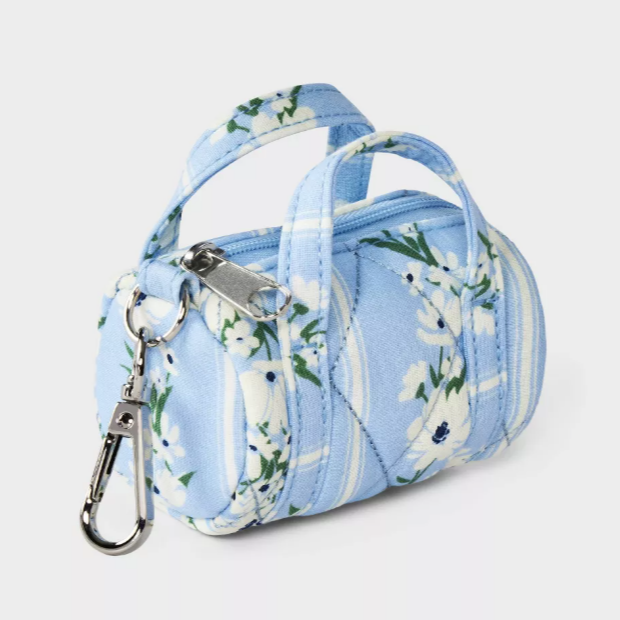 Bag Charm Floral Azul🫐