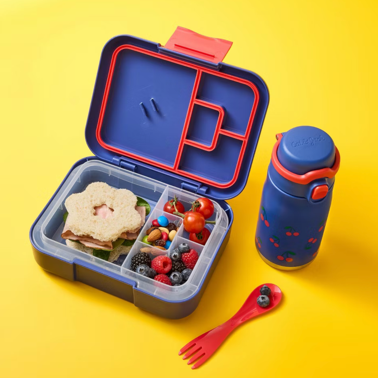 Deluxe Bento Box 4pc - Cat & Jack | Cherries 🍒