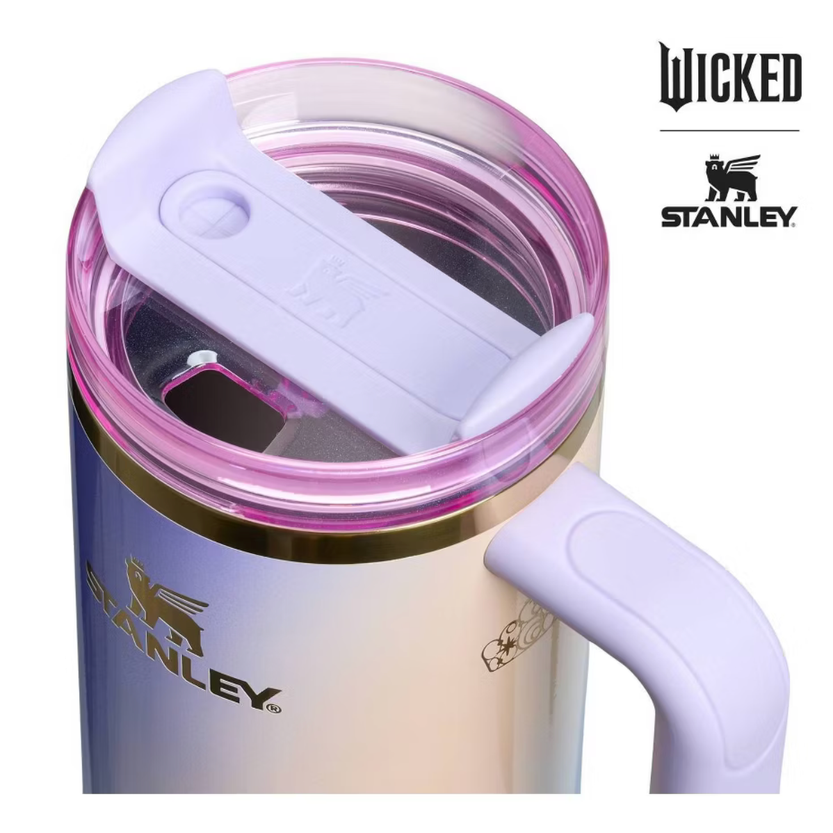Wicked 💅🏻 Glinda for Good | Stanley Quencher H2.0 Flowstate Tumbler 887 ml | 30 oz