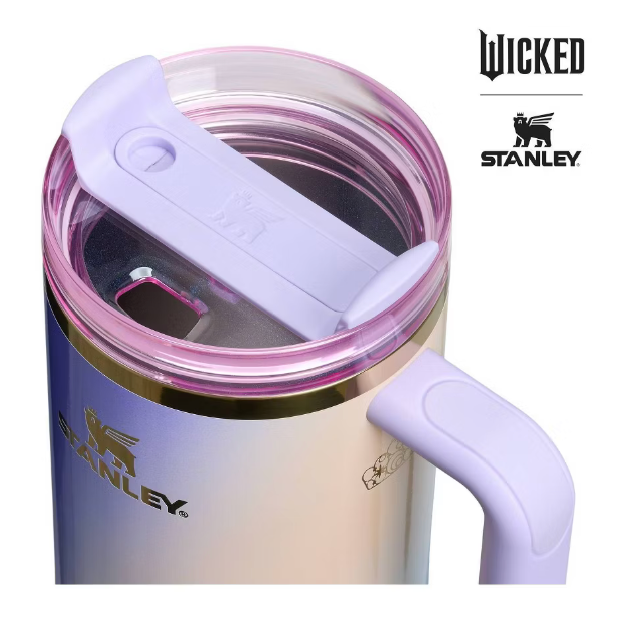 Wicked 💅🏻 Glinda for Good | Stanley Quencher H2.0 Flowstate Tumbler 1.182 ml | 40 oz