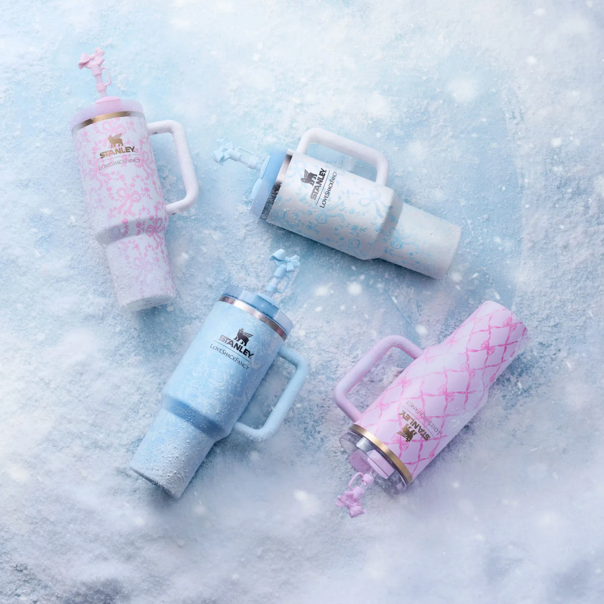 Stanley 1913 x LoveShackFancy Quencher H2.O FlowState™ Tumbler with Handle | 40 OZ