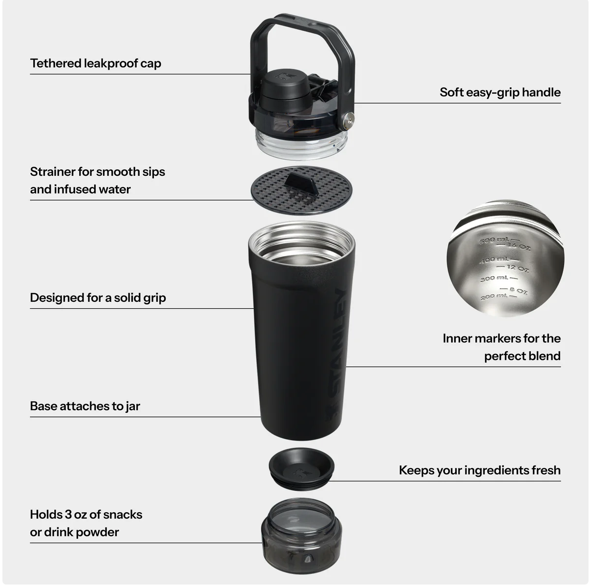 The Vitalize™ Shaker Bottle
