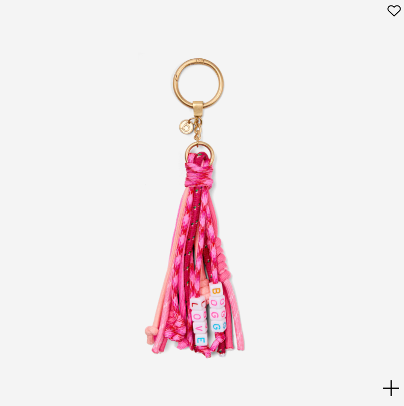 Bogg'd & Charmed | Llavero bogg bag rosa
