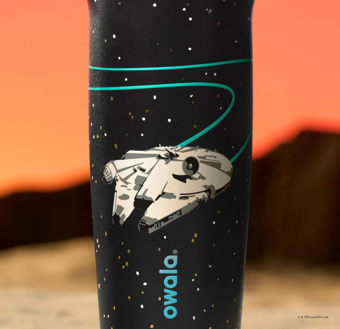 Millennium Falcon 🚀 | Owala Star Wars FreeSip Sway Insulated Stainless Steel Water | 30 oz