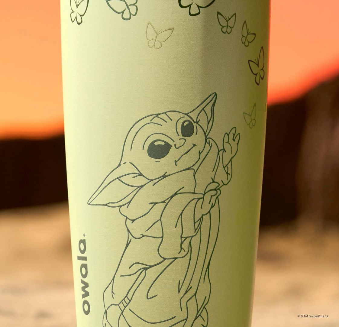 Grogu 💚 | Owala Star Wars FreeSip Sway Insulated Stainless Steel Water | 30 oz