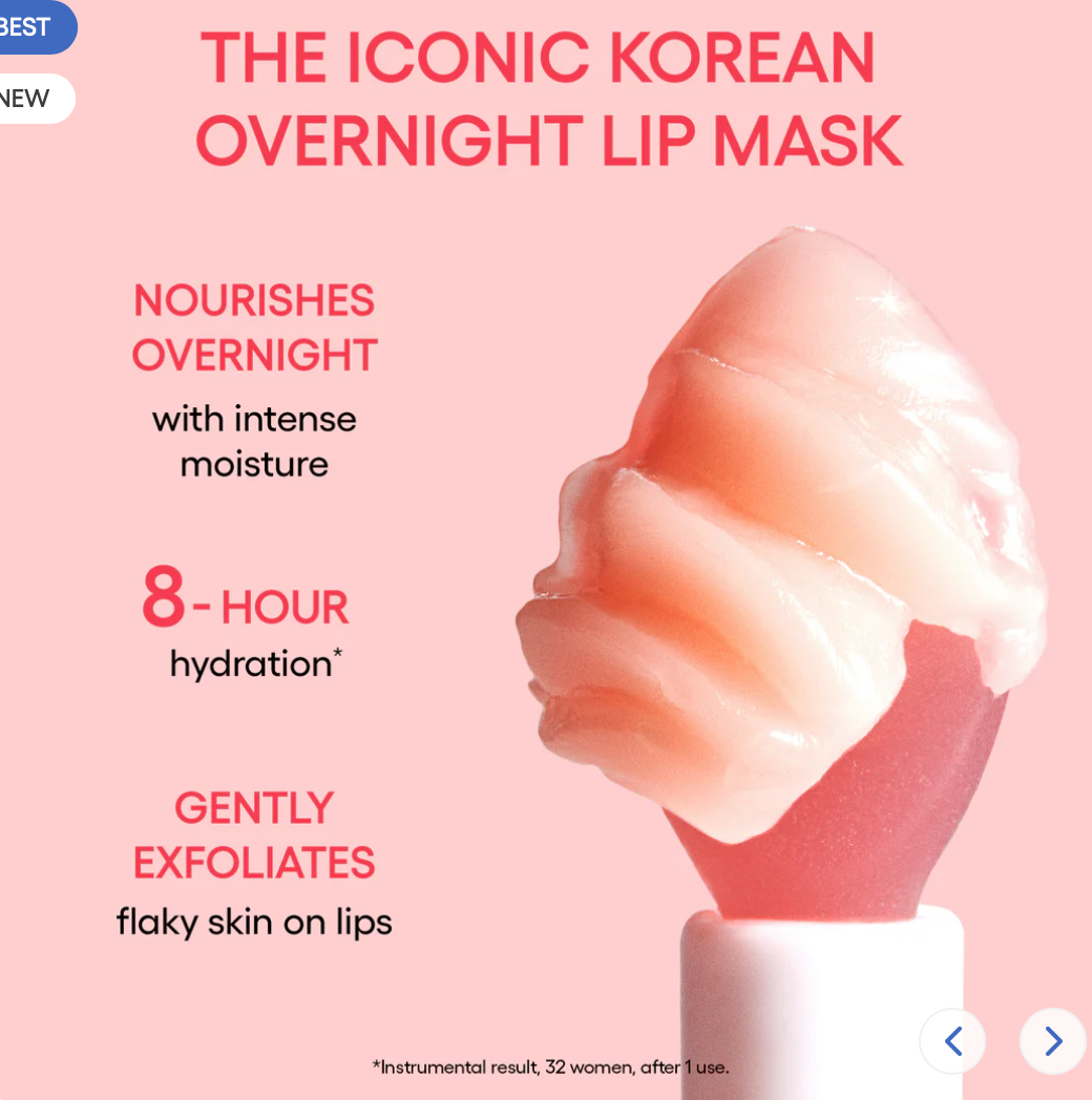 Lip Sleeping Mask | Mascarilla de labios - Lemon Sorbet 🍨