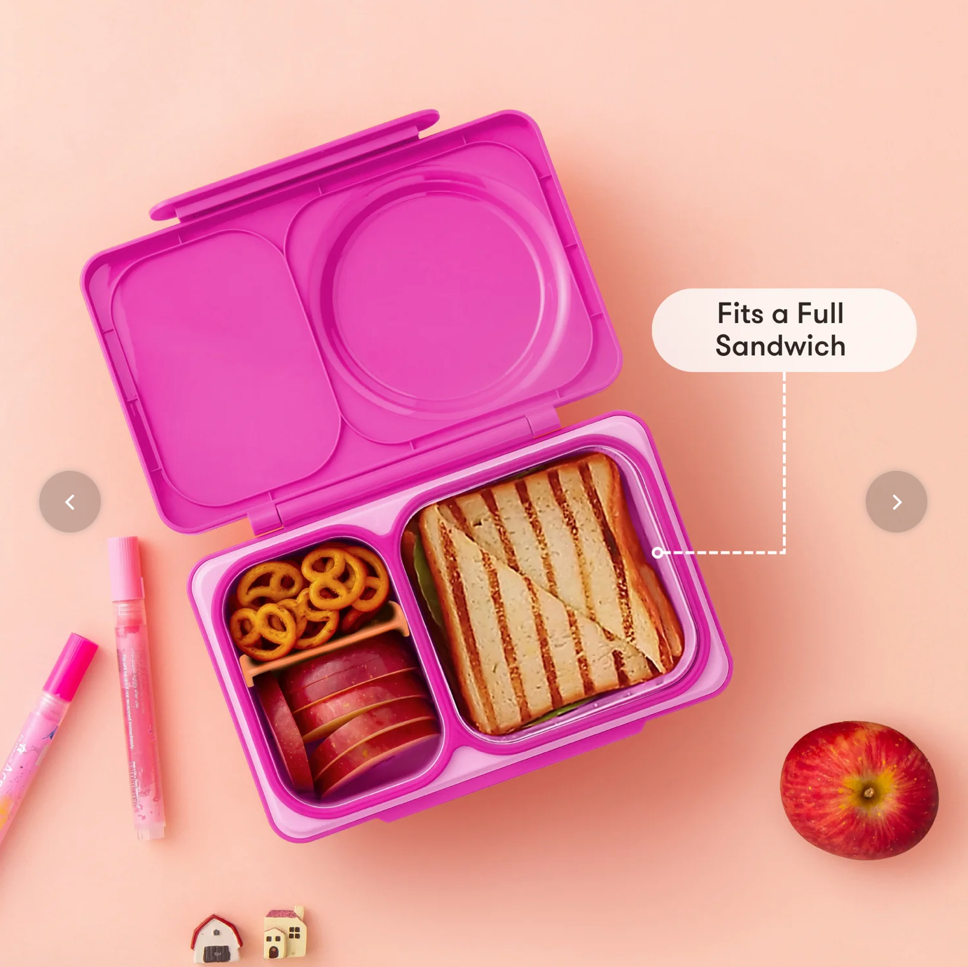 Lonchera OmieBox UP | Pop Pink 🩷