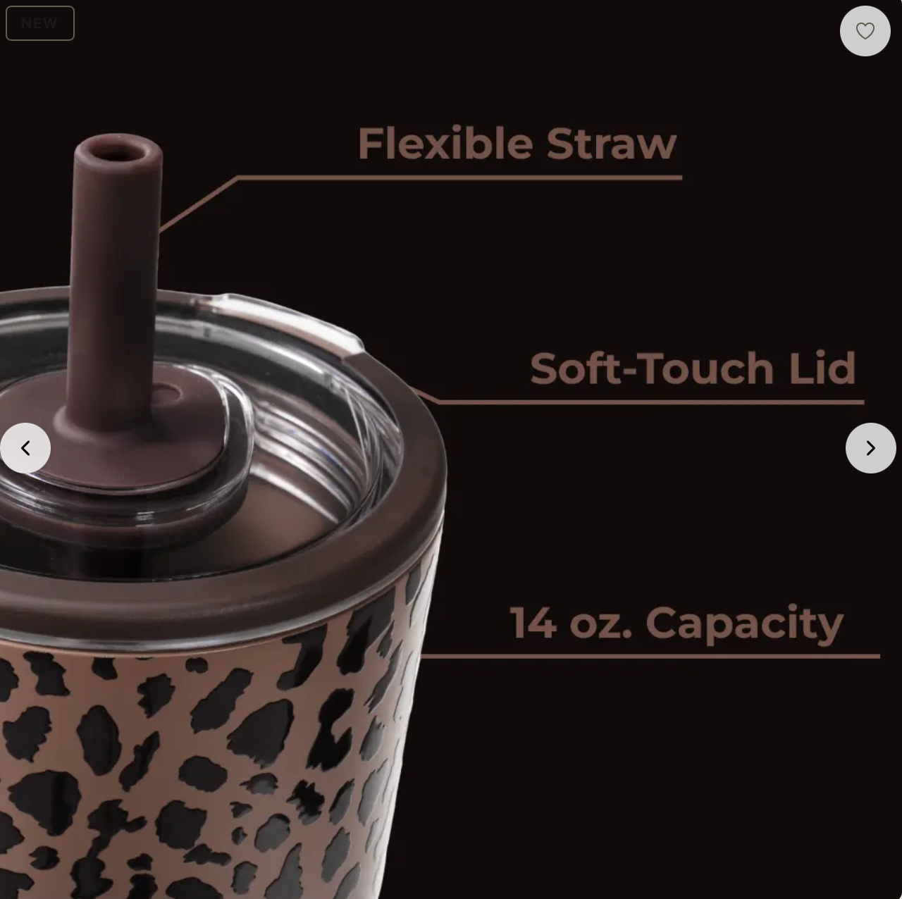 Brown Leopard 🐆 | Everyday Tumbler 14 oz | 415 ml
