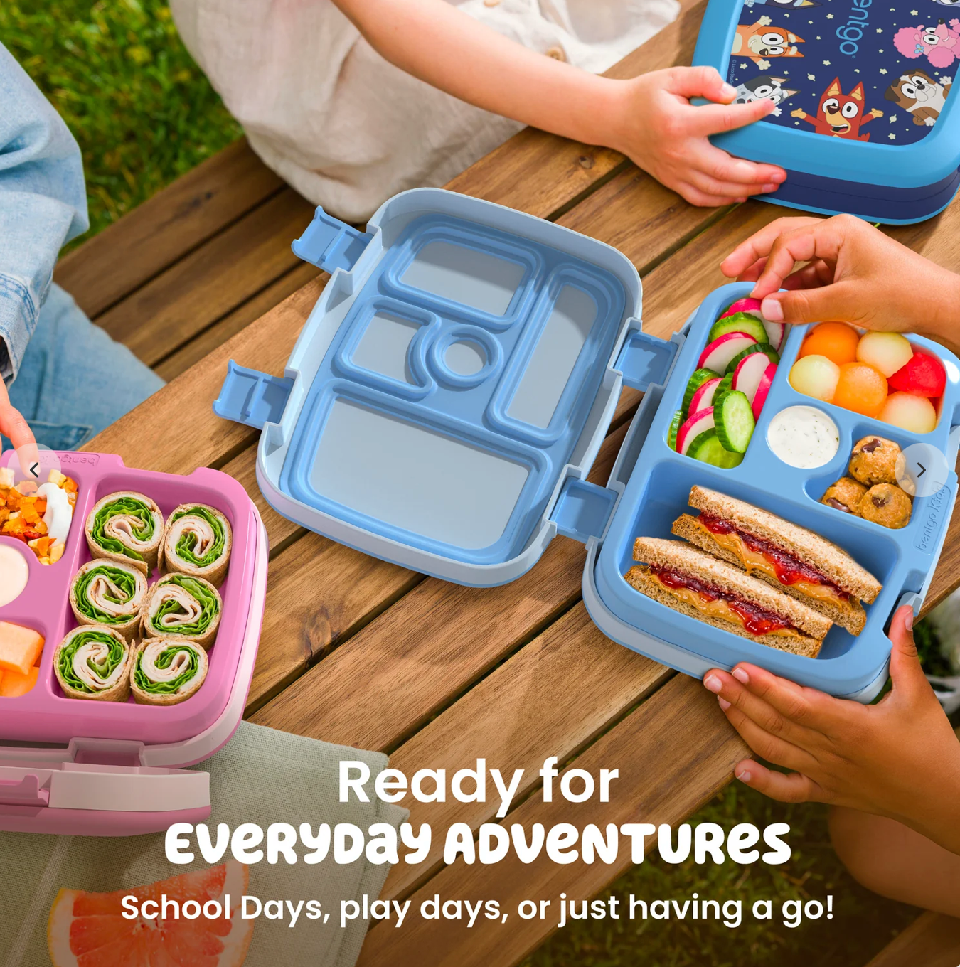 Bentgo + Bluey Kids Prints Lunch Box | Lonchera Bentgo 🩵 | Play day