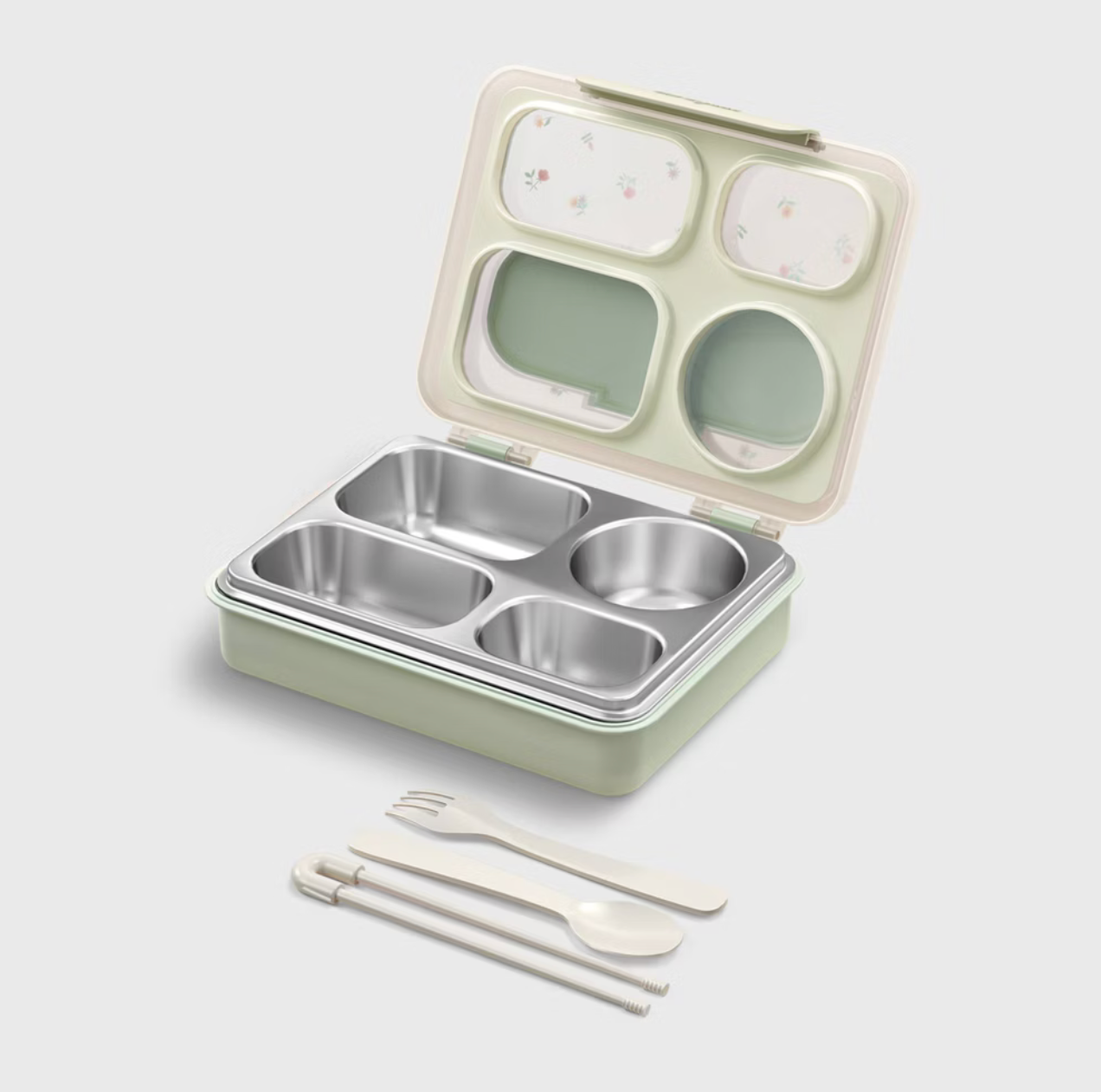 Stainless Steel Bento Lunch Box Cat & Jack | Ditsy Floral 🌼