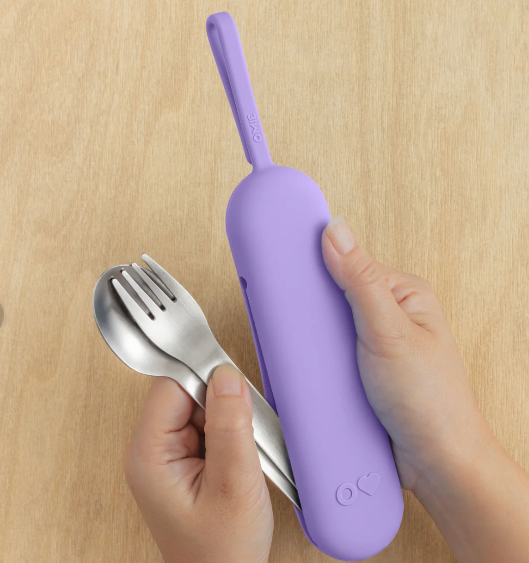OmieBox UP Pod | Violet 🦄| Set de Utensilio
