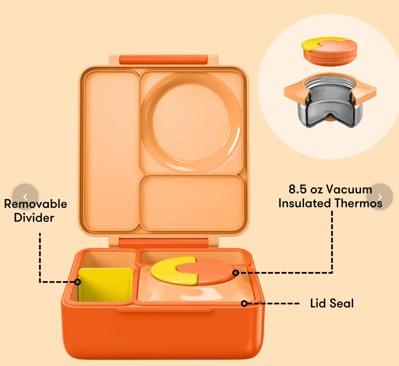 Lonchera Omie Box | Poppy Orange 🎃