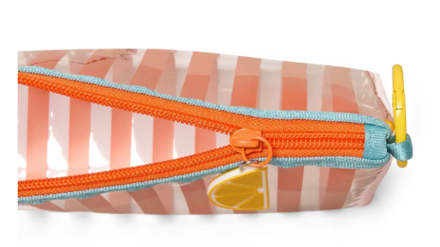 Bolsa de silicon con cierre | Bicolor Coral/Pink 🍋🟩