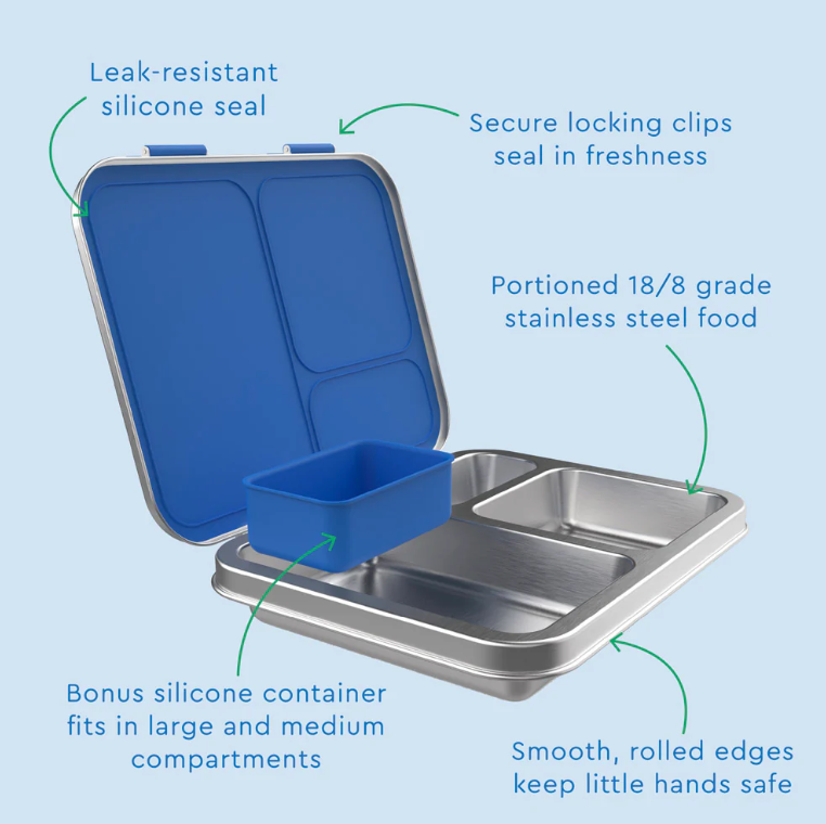 Blue 💙| Bentgo Kids Stainless Steel Lunch Box