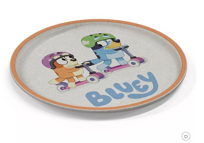 Set de 2 platos Melamina de Bamboo - Bluey