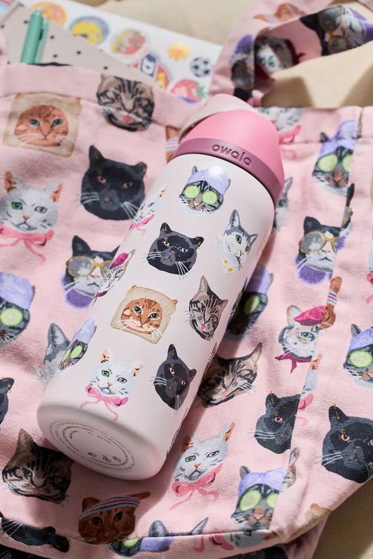 Cat Collage 🐈 | Owala UO Exclusive FreeSip 946 ml | 32 oz ° PREORDER °