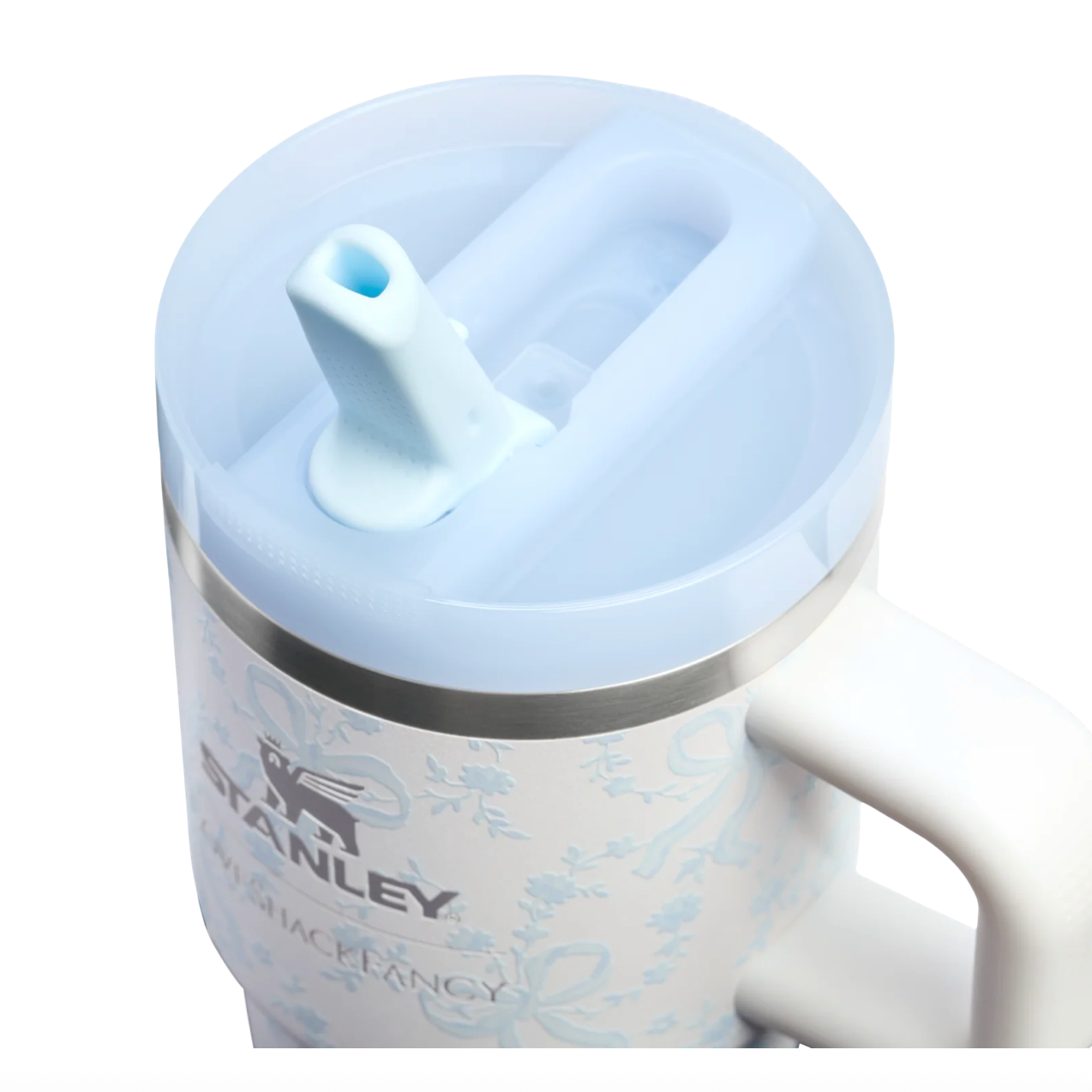 Coquette Bow Winter Ice ❄️ | Stanley 1913 x LoveShackFancy Holiday Quencher ProTour Flip Straw Tumbler | 20 oz | 591 ml