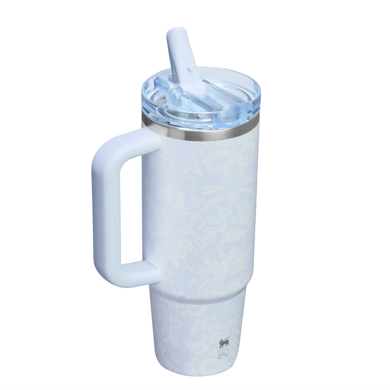 Toscana Toile Alpine Blue 🦋 | Stanley 1913 x LoveShackFancy Holiday Quencher ProTour Flip Straw Tumbler | 30 oz, 887 ml