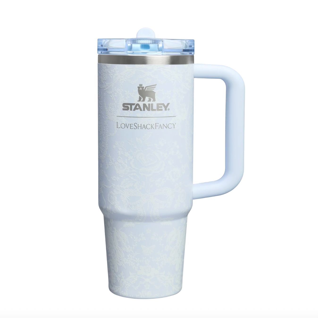 Toscana Toile Alpine Blue 🦋 | Stanley 1913 x LoveShackFancy Holiday Quencher ProTour Flip Straw Tumbler | 30 oz, 887 ml