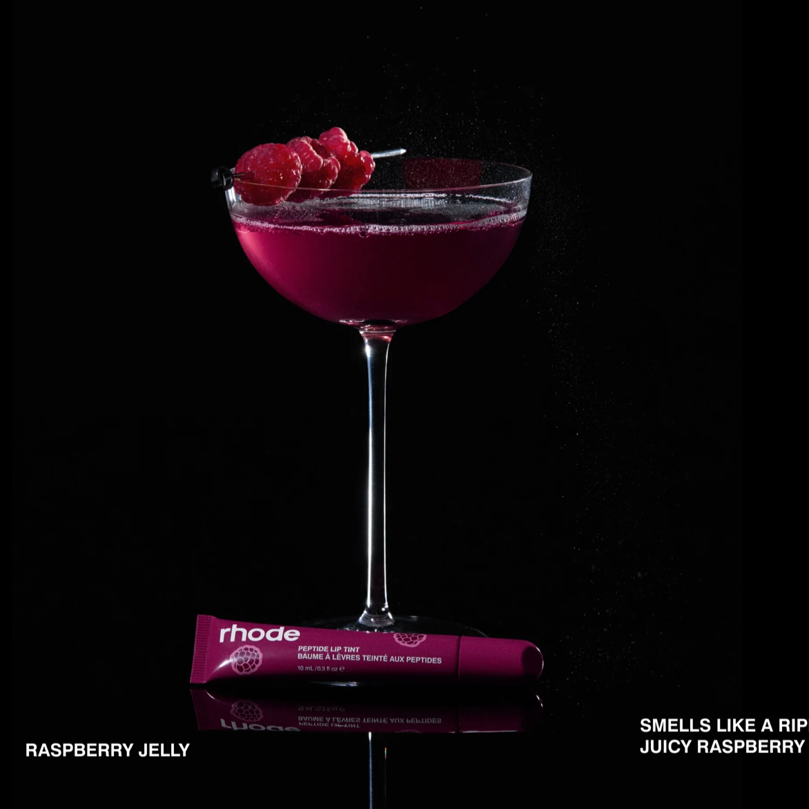 Rhode Tinta de labios | Scented peptide lip tint | Raspberry Jelly 🍧