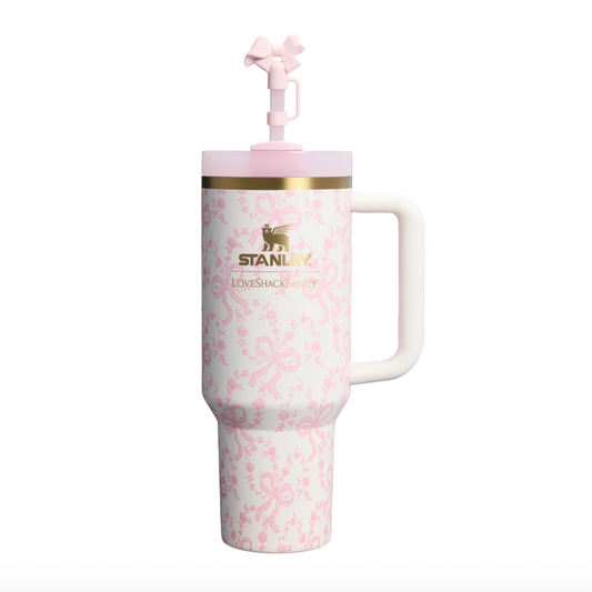 Stanley 1913 x LoveShackFancy Quencher H2.O FlowState™ Tumbler with Handle | 40 OZ