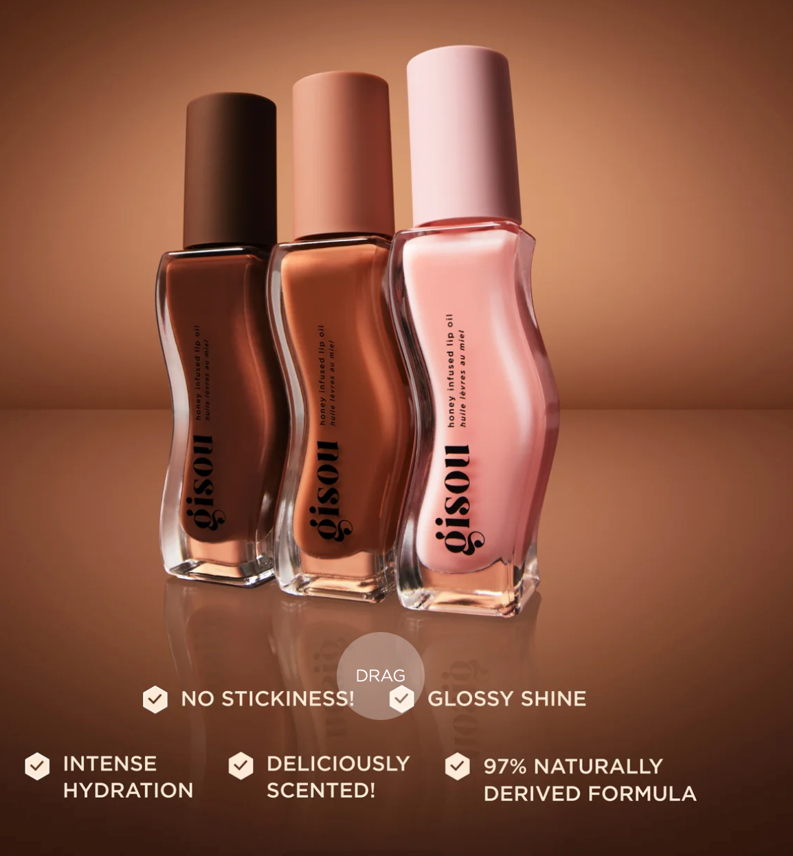 HONEY INFUSED LIP OIL - Milcky Mocha 🍫