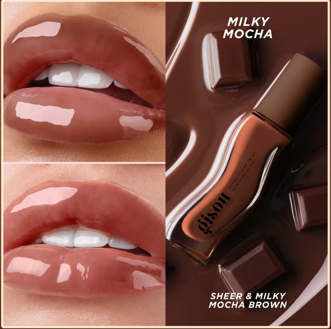 HONEY INFUSED LIP OIL - Milcky Mocha 🍫