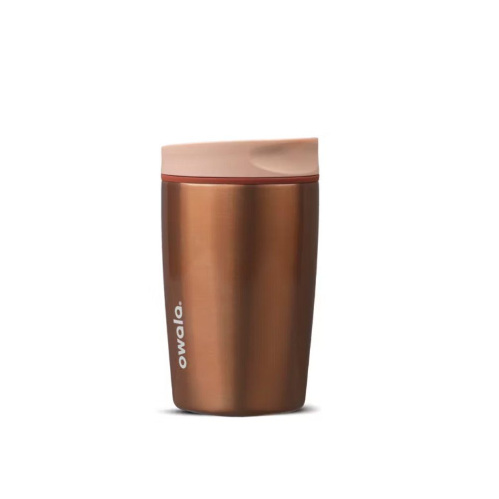 In good company 🤎 | Owala SmoothSip Slider Slider Ceramic Lined Travel Mug 355 ml | 12 oz