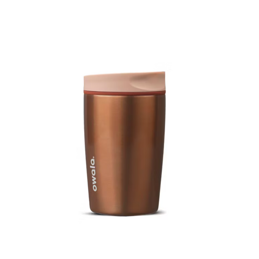 In good company 🤎 | Owala SmoothSip Slider Slider Ceramic Lined Travel Mug 355 ml | 12 oz