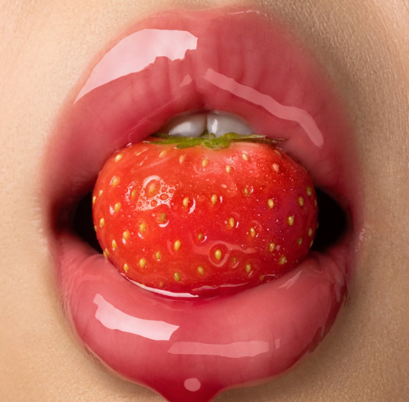 HONEY INFUSED LIP OIL - Strawberry Sorbet 🍧