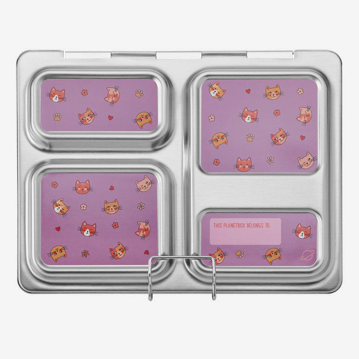 Launch Stainless Steel Lunch Box Set Cats Meow 🐈 | Lonchera Planet BOX Acero inoxidable