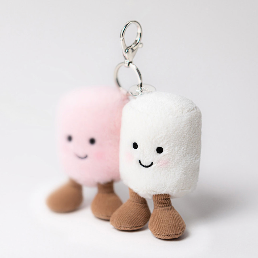 Jelly Cat | Llaverito para bolsa | Par de malvaviscos 💗🤍
