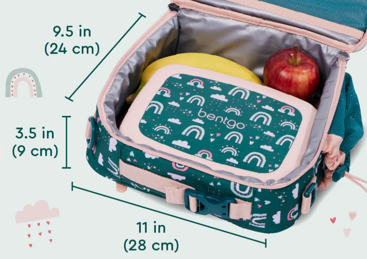 Green Rainbow 🌈 | Bentgo Kids Prints Lunch Bag