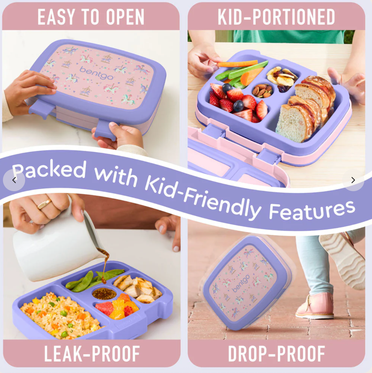 Carousel Unicorns 🎠 | Bentgo Kids Lunch Box