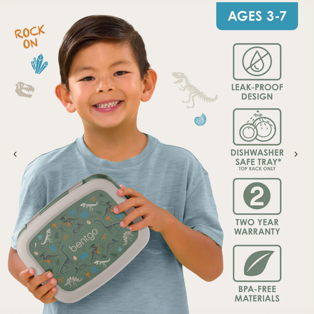 Dino fossils  🦕 | Bentgo Kids Lunch Box