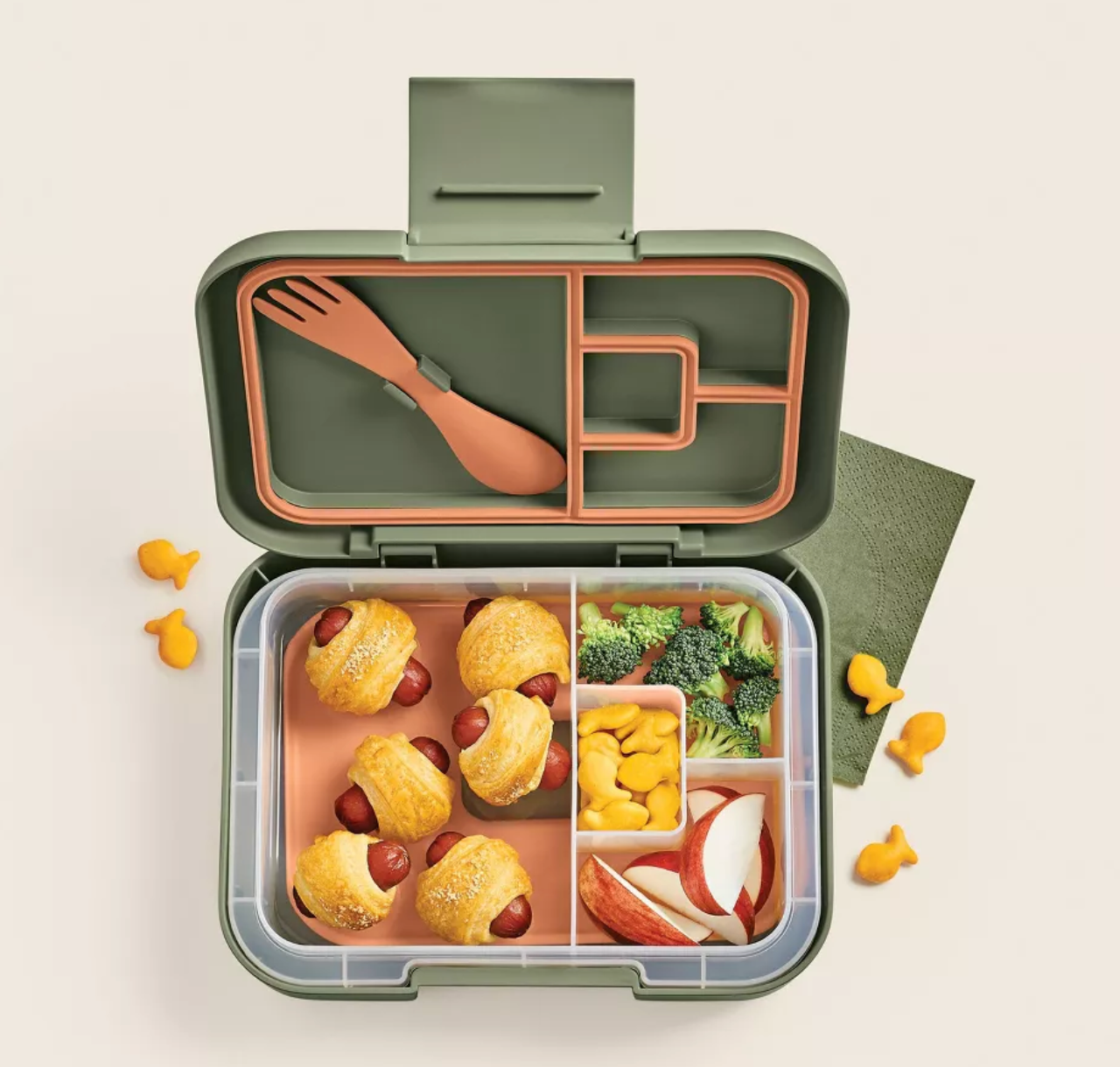 Deluxe Bento Box 4pc - Cat & Jack |White 🧩