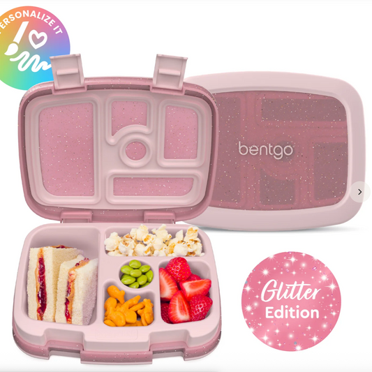 Petal Pink Glitter 💖 | Bentgo Kids Lunch Box