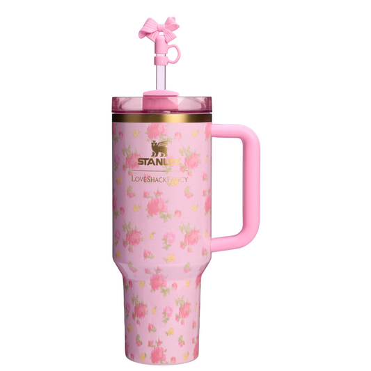 Stanley 1913 x LoveShackFancy Quencher H2.O FlowState™ Tumbler with Handle | 40 OZ 💗
