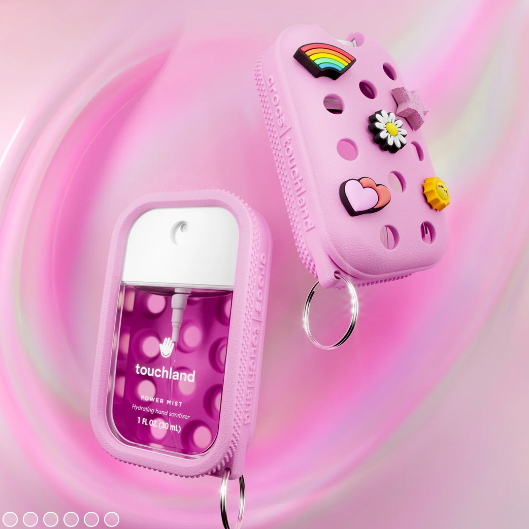 Crocs X Touchland |  Hand Mist Case | Sugar pop pink 🍬