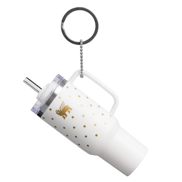 Frost polka dots | Llavero | The Quencher H2.0 Tumbler Keychain ✨