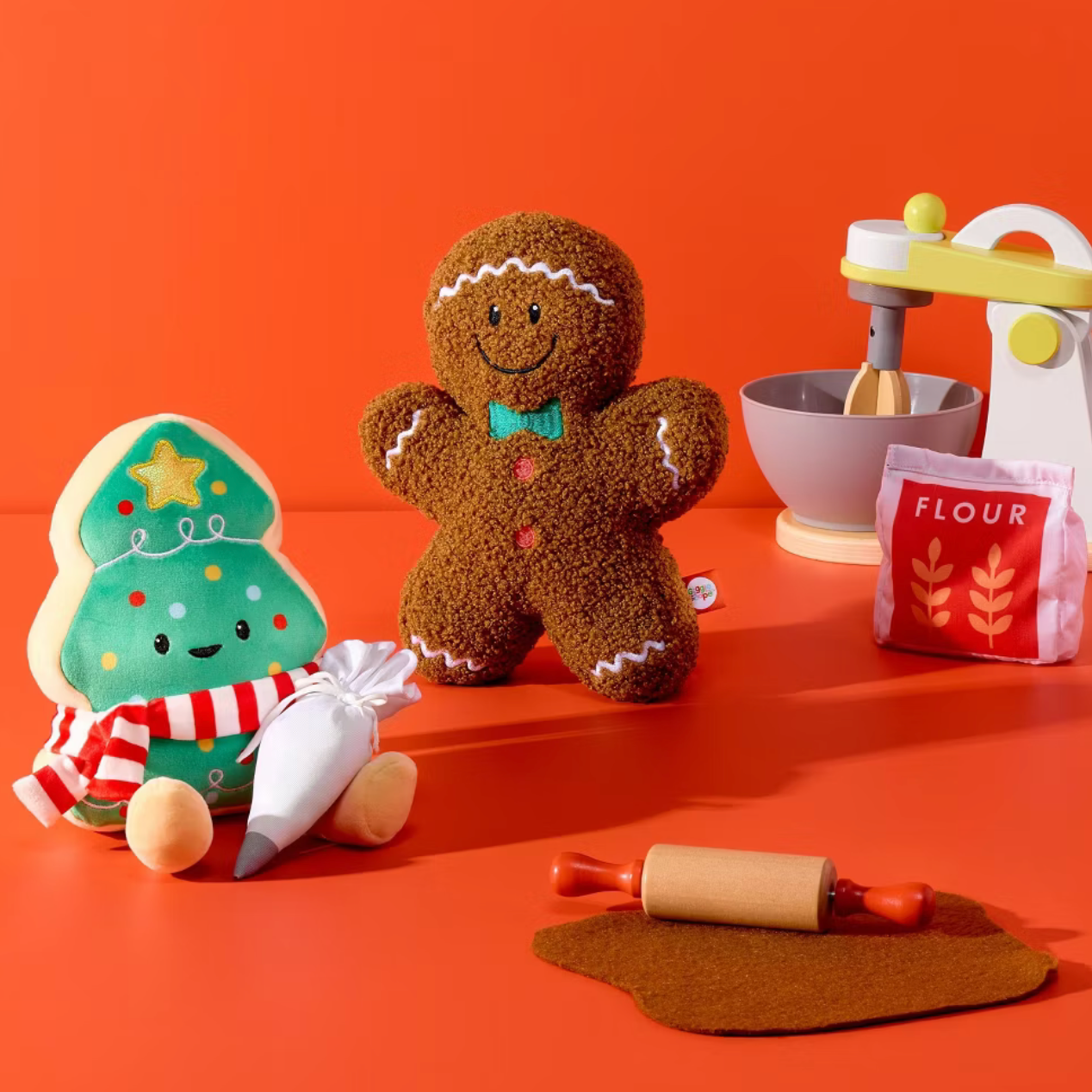 Gigglescape | Christmas Three cookie plush | Peluche de galleta de arboli de Navidad 🎄