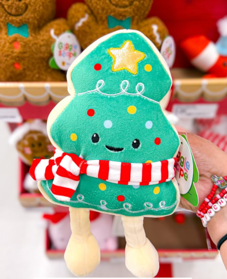 Gigglescape | Christmas Three cookie plush | Peluche de galleta de arboli de Navidad 🎄