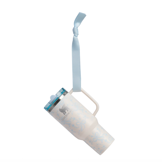 Stanley 1913 x LoveShackFancy Holiday Quencher ProTour Ornament ❄️ | Llaverito Stanley x LoveShackFancy