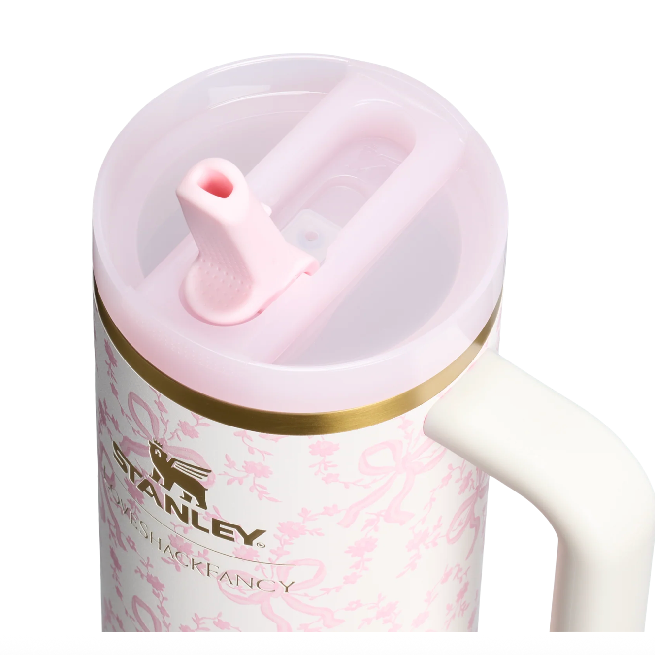 Coquette Bow Chantilly 🌸 | Stanley 1913 x LoveShackFancy Holiday Quencher ProTour Flip Straw Tumbler | 30 oz, 897 ml