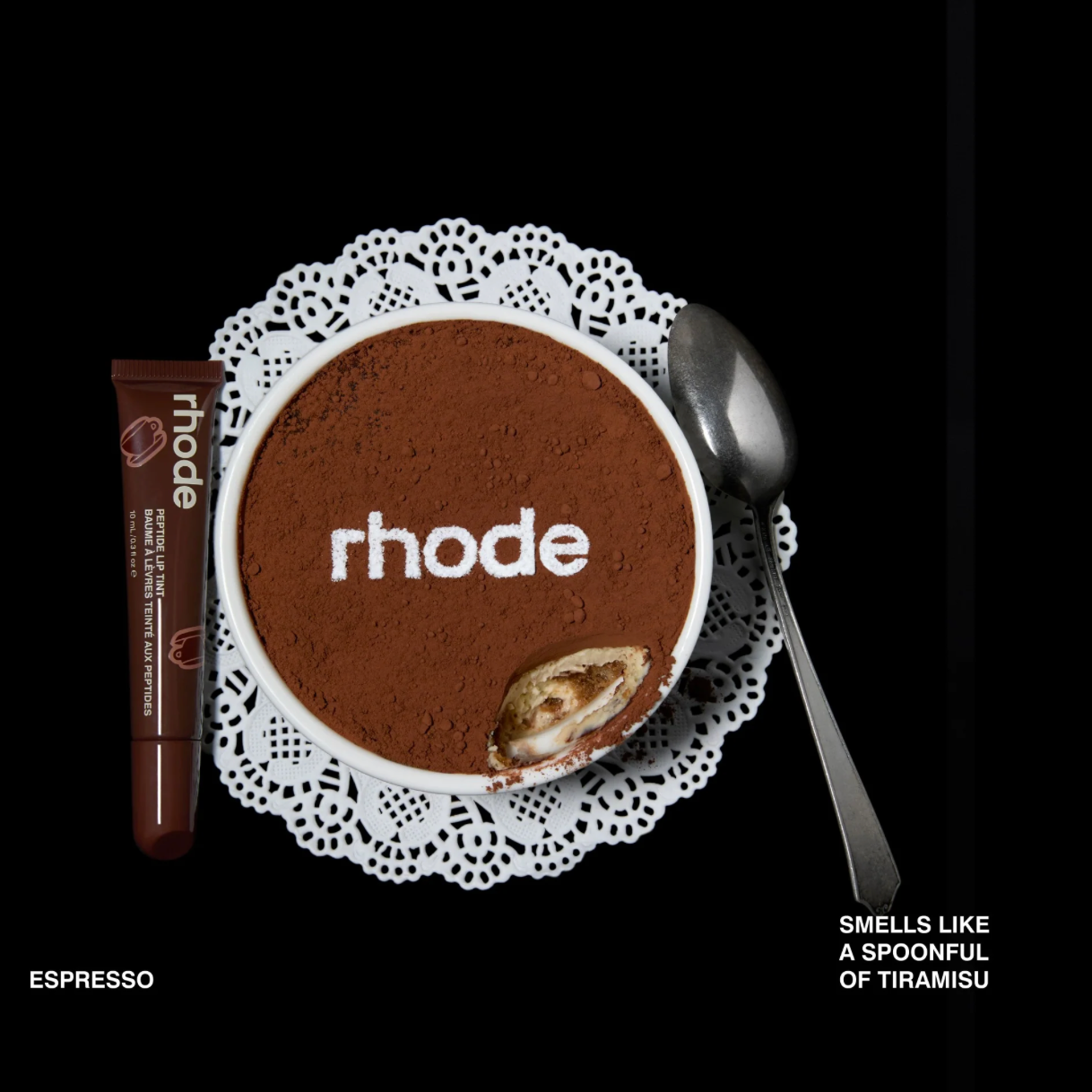 Rhode tinta de labios | Scented peptide lip tint | Espresso ☕️