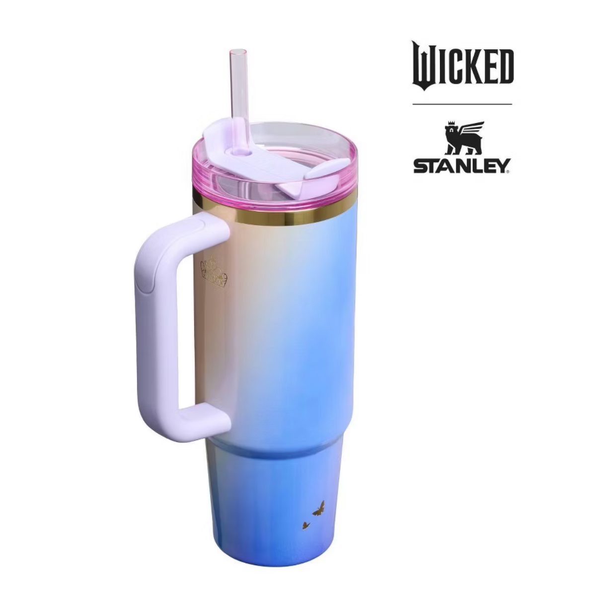 Wicked 💅🏻 Glinda for Good | Stanley Quencher H2.0 Flowstate Tumbler 887 ml | 30 oz