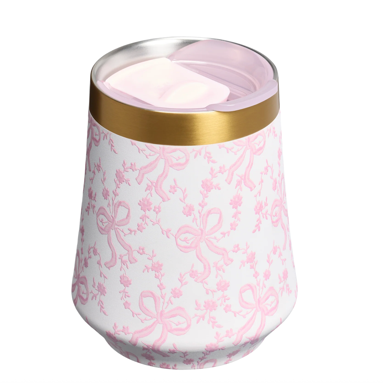 Coquette Bow Chantilly 🎀 | Stanley 1913 x LoveShackFancy Holiday The Reserve Wine Tumbler 11 oz
