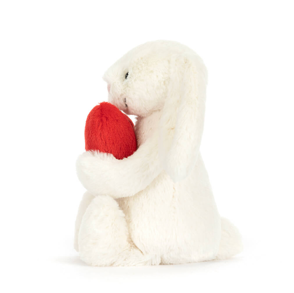 Jelly Cat | Peluche | Bashful Red Love Heart Bunny (mediano) 🐰 ♥️